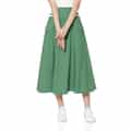 ウォッシャブル サイドボーダーフレアスカート