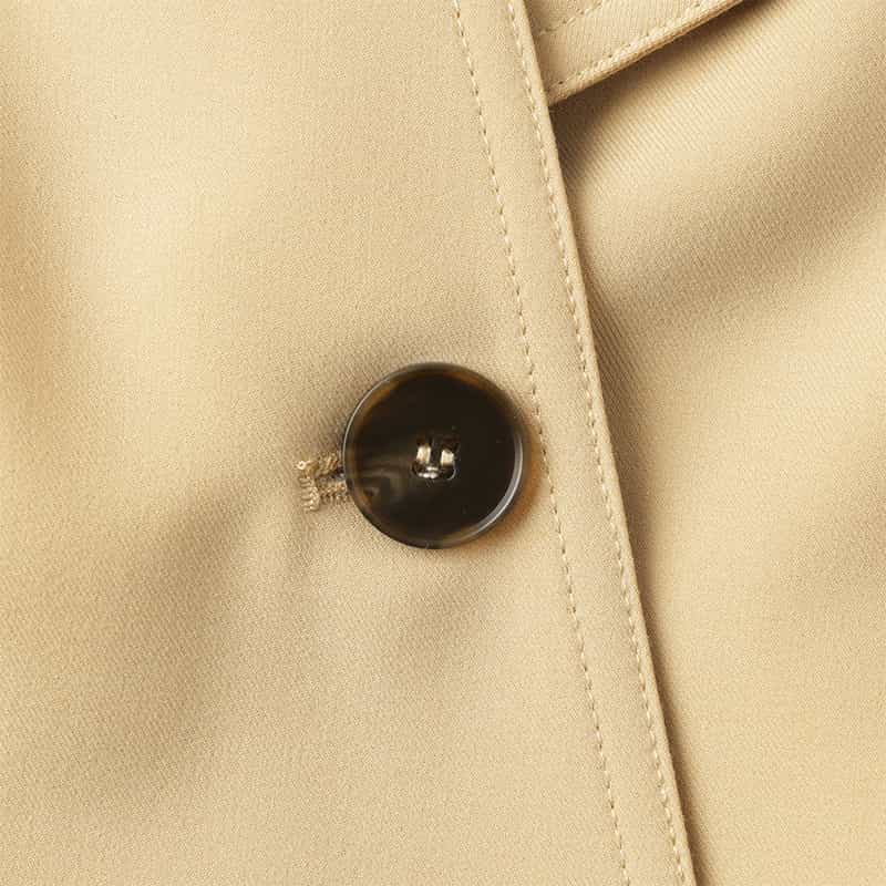 BARNEYS NEW YORK アシンメトリーデザイン ジレコート BEIGE