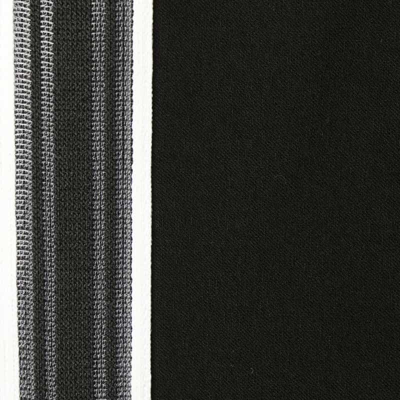 BARNEYS NEW YORK サイドライン入りイージーパンツ BLACK