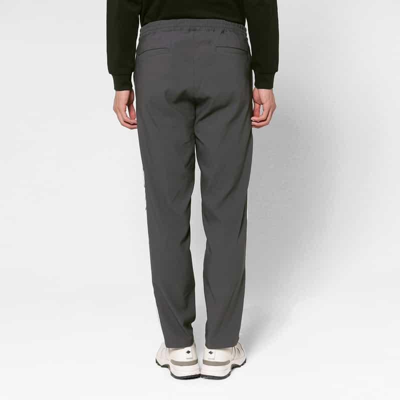 BARNEYS NEW YORK サイドライン入りイージーパンツ GRAY