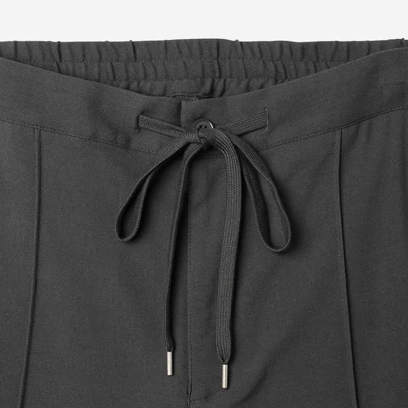 BARNEYS NEW YORK サイドライン入りイージーパンツ GRAY