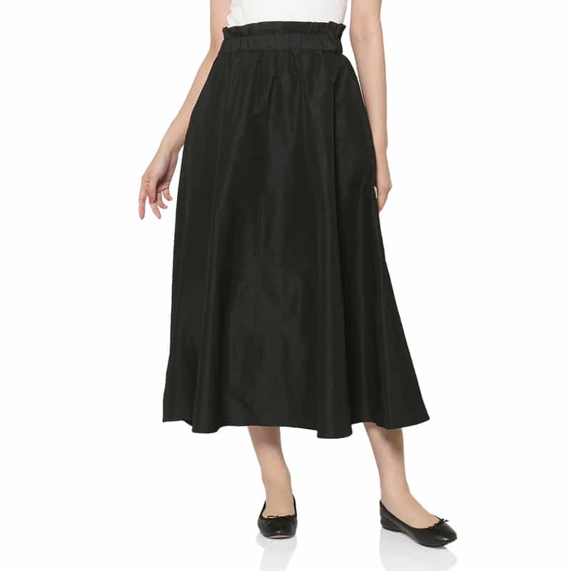 ウォッシャブル シャンブレータフタスカート