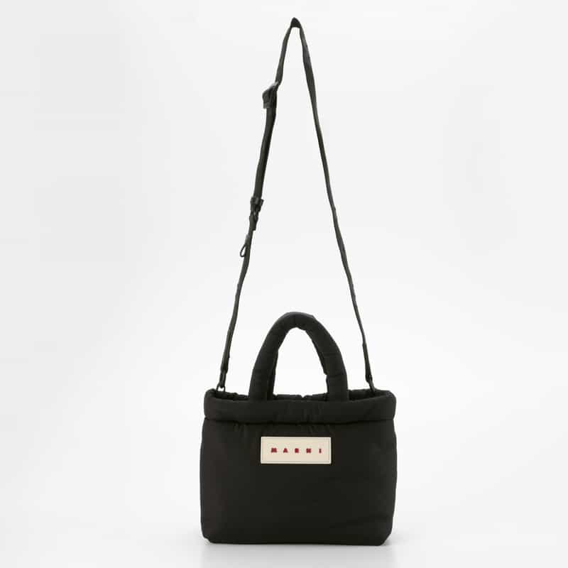 MARNI MARNI ＜マルニ＞ ファブリック ミニトートバッグ BLACK