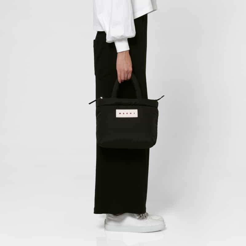 MARNI MARNI ＜マルニ＞ ファブリック ミニトートバッグ BLACK