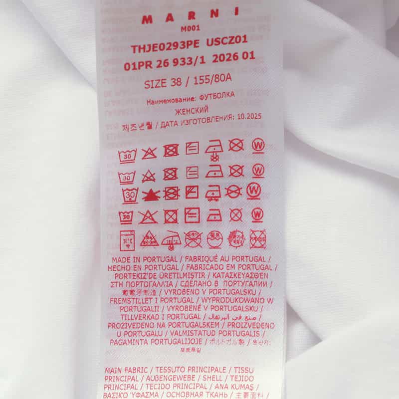 MARNI MARNI＜マルニ＞ プリントTシャツ WHITE