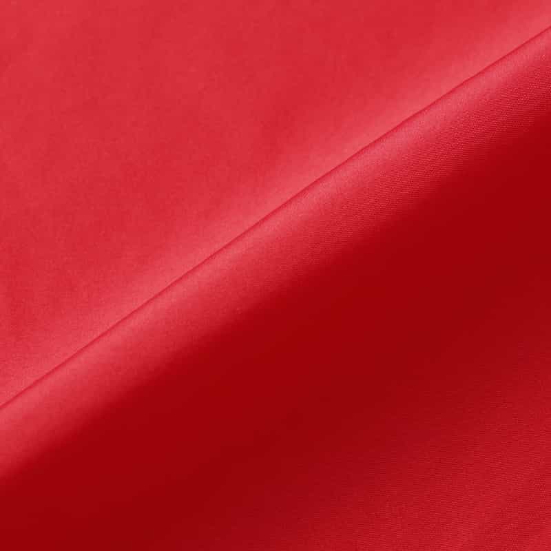 BARNEYS NEW YORK Wギャザー タフタ素材ロングフレアスカート RED