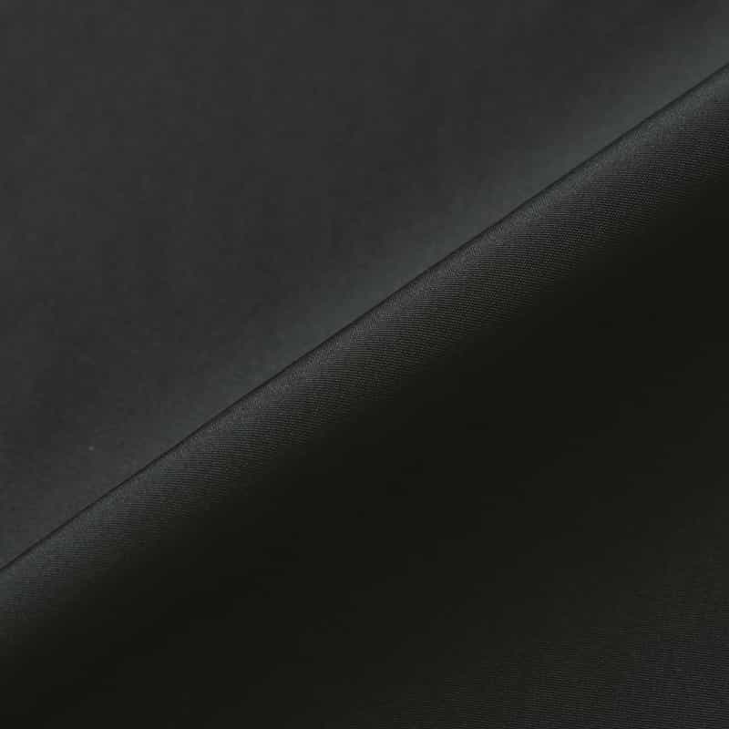 BARNEYS NEW YORK Wギャザー タフタ素材ロングフレアスカート BLACK