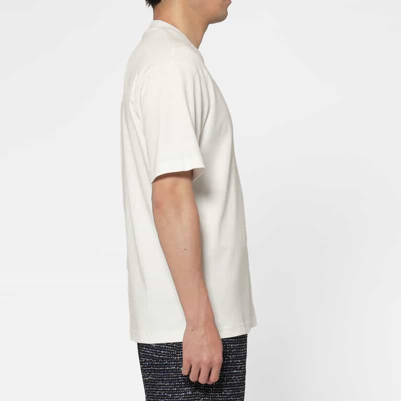 BARNEYS NEW YORK スロープネックTシャツ（白黒2枚組） NONE