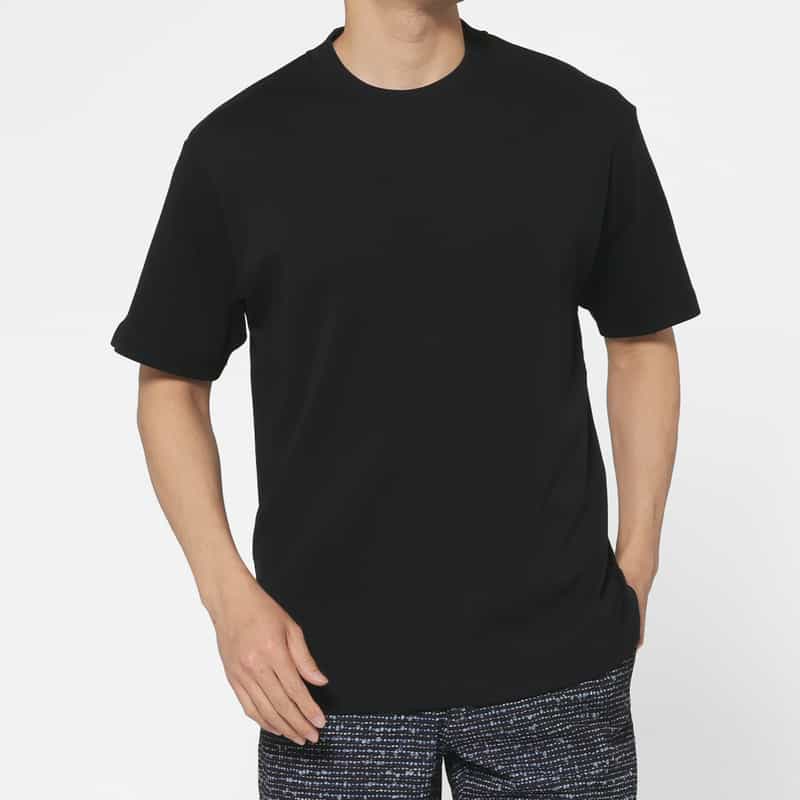BARNEYS NEW YORK スロープネックTシャツ（白黒2枚組） NONE
