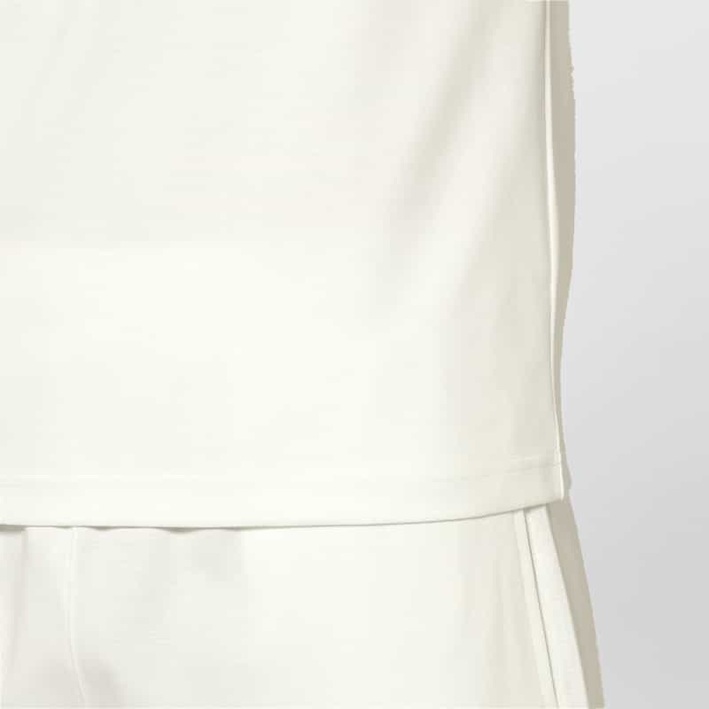 BARNEYS NEW YORK セットアップ ワンポイントロゴ入りTシャツ WHITE