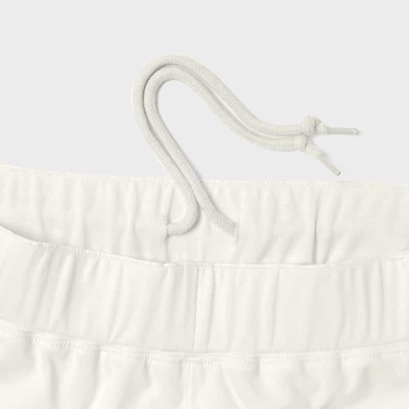 BARNEYS NEW YORK セットアップ ワンポイントロゴ入りショーツ WHITE