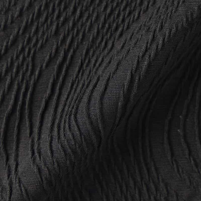 BARNEYS NEW YORK セットアップ ジャガードTシャツ BLACK