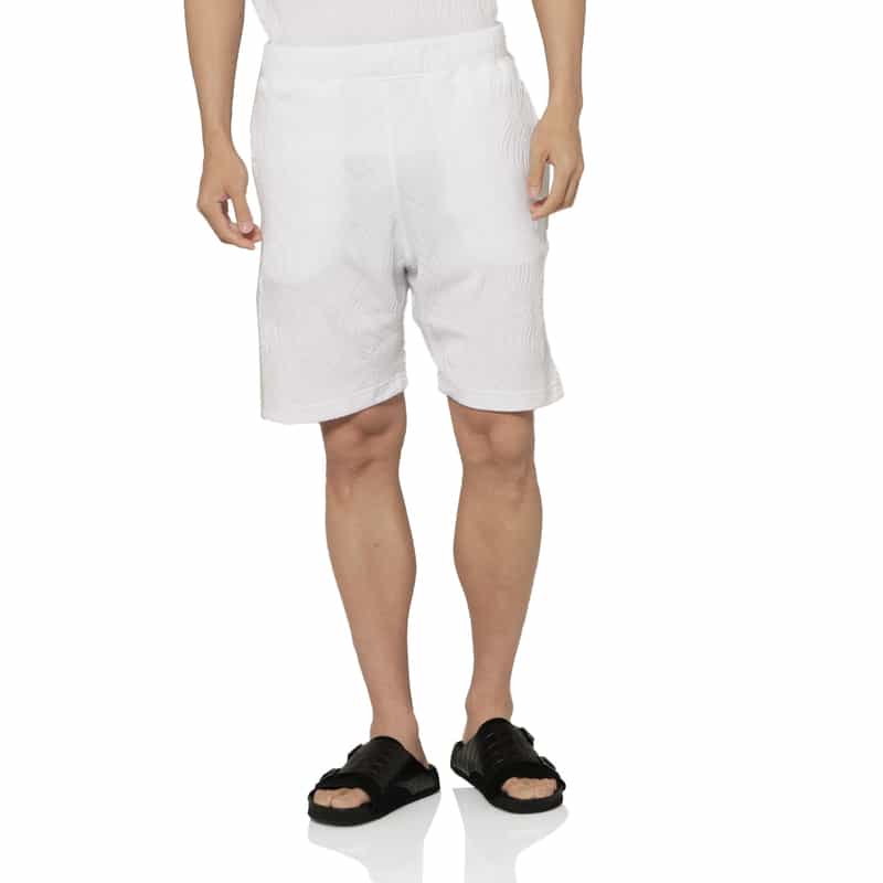 BARNEYS NEW YORK セットアップ ジャガードショーツ WHITE