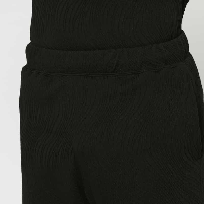 BARNEYS NEW YORK セットアップ ジャガードショーツ BLACK