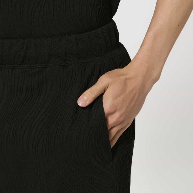 BARNEYS NEW YORK セットアップ ジャガードショーツ BLACK