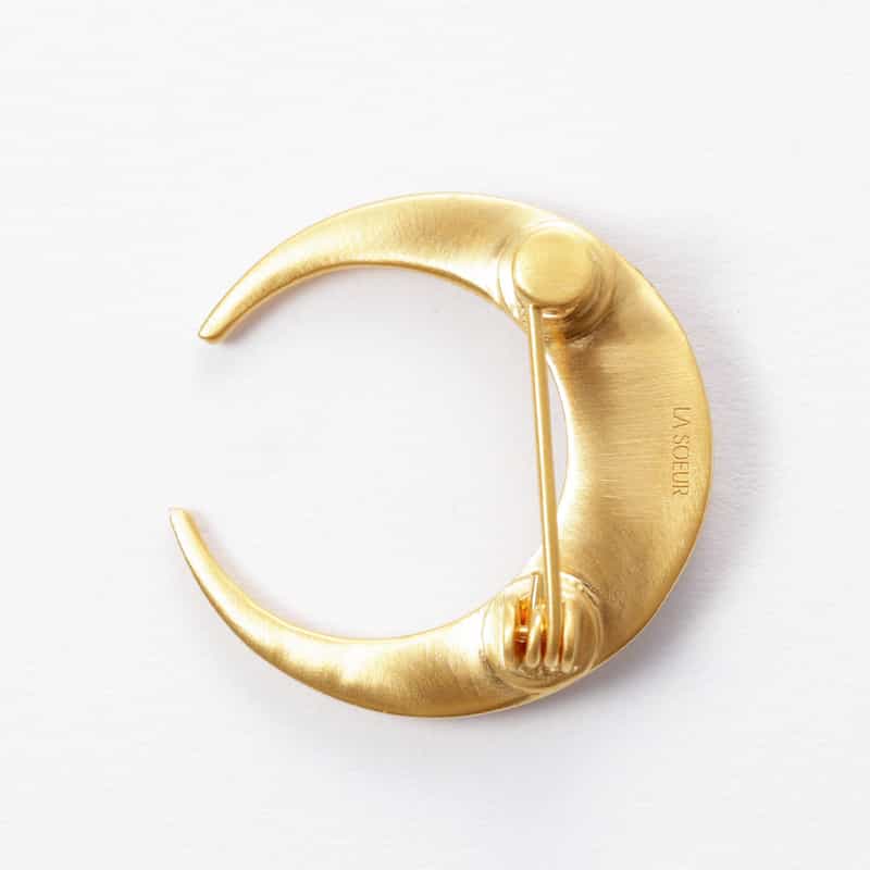 LA SOEUR LA SOEUR＜ラ スール＞ ブローチ（ムーン） NONE