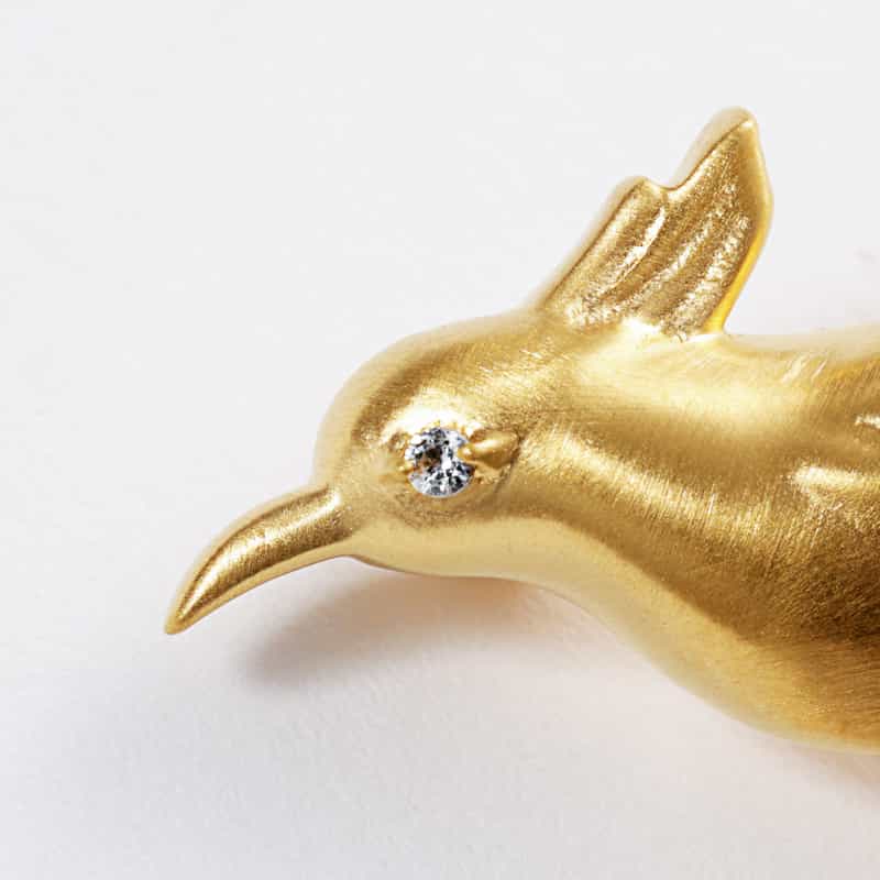 LA SOEUR LA SOEUR＜ラ スール＞ ブローチ（バード） GOLD