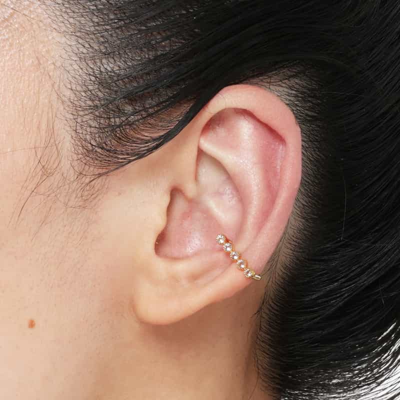 LA SOEUR LA SOEUR＜ラ スール＞ イヤーカフ（トパーズ） GOLD