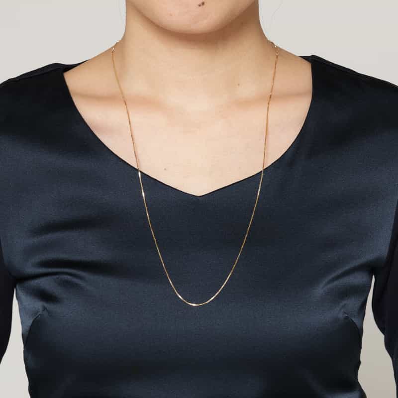 LA SOEUR LA SOEUR＜ラ スール＞ スライドネックレス （パール） GOLD