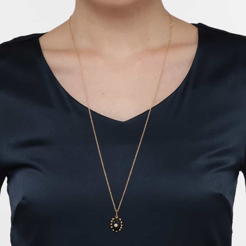 LA SOEUR LA SOEUR＜ラ スール＞ ネックレス（オニキス） GOLD