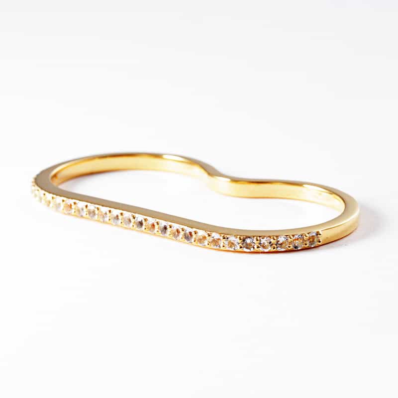 LA SOEUR LA SOEUR＜ラ スール＞ ダブルリング（トパーズ）11-13号 GOLD