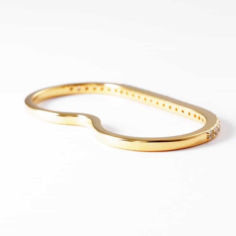 LA SOEUR LA SOEUR＜ラ スール＞ ダブルリング（トパーズ）11-13号 GOLD