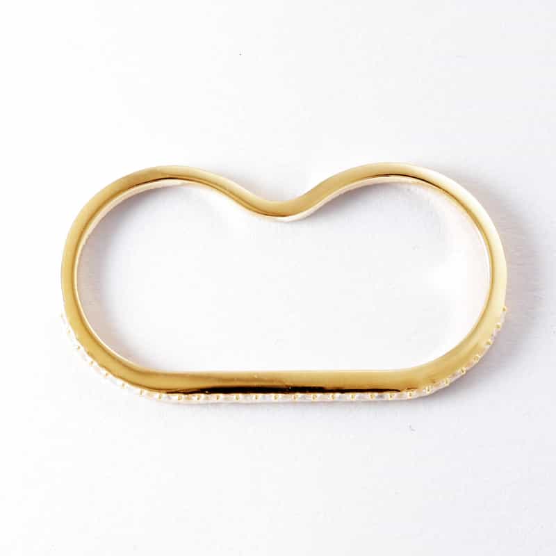 LA SOEUR LA SOEUR＜ラ スール＞ ダブルリング（トパーズ）11-13号 GOLD