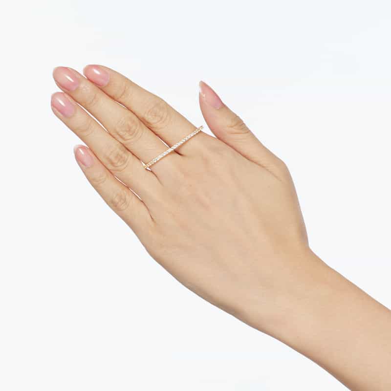 LA SOEUR LA SOEUR＜ラ スール＞ ダブルリング（トパーズ）11-13号 GOLD