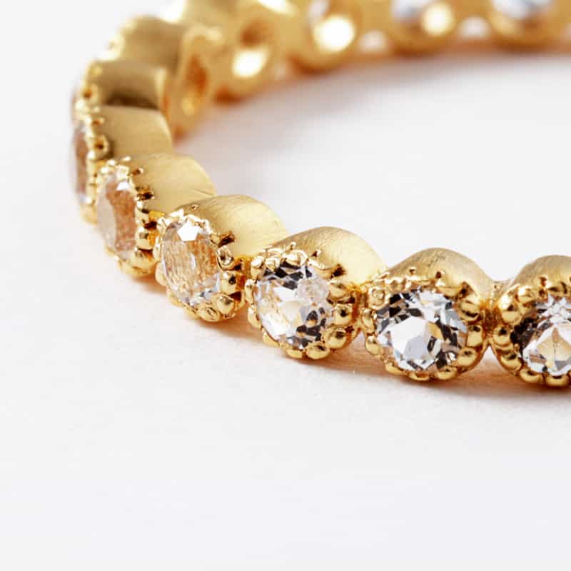 LA SOEUR LA SOEUR＜ラ スール＞ リング（トパーズ）11号 GOLD