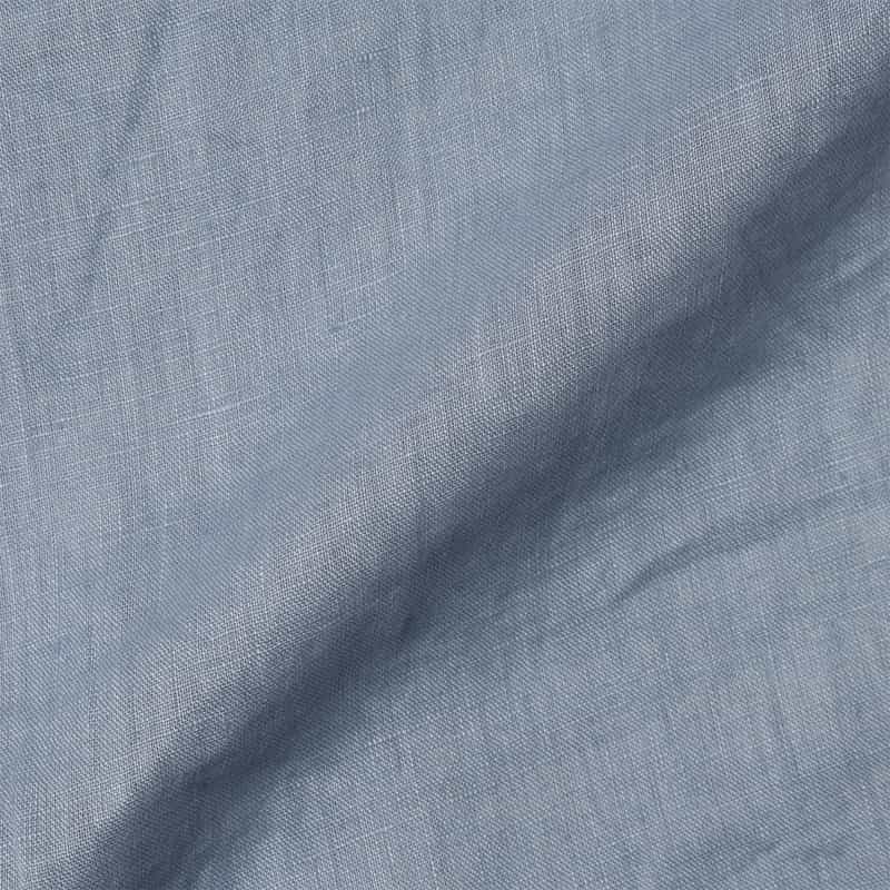 BARNEYS NEW YORK ショートスリーブリネンシャツ BLUE