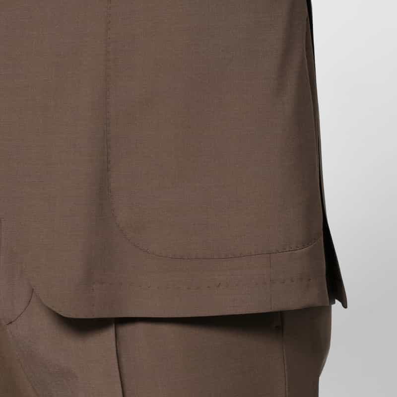 TAGLIATORE TAGLIATORE＜タリアトーレ＞ セットアップ ストレッチ素材テーラードジャケット "DAKAR" DARK BROWN