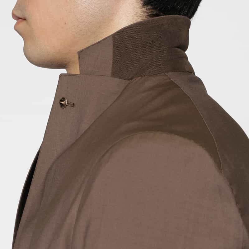 TAGLIATORE TAGLIATORE＜タリアトーレ＞ セットアップ ストレッチ素材テーラードジャケット "DAKAR" DARK BROWN