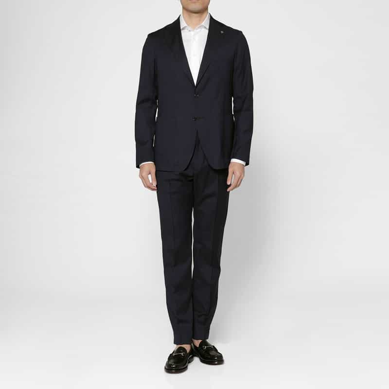 TAGLIATORE TAGLIATORE＜タリアトーレ＞ セットアップ ストレッチ素材テーラードジャケット "DAKAR" NAVY