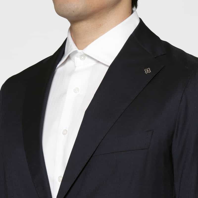 TAGLIATORE TAGLIATORE＜タリアトーレ＞ セットアップ ストレッチ素材テーラードジャケット "DAKAR" NAVY