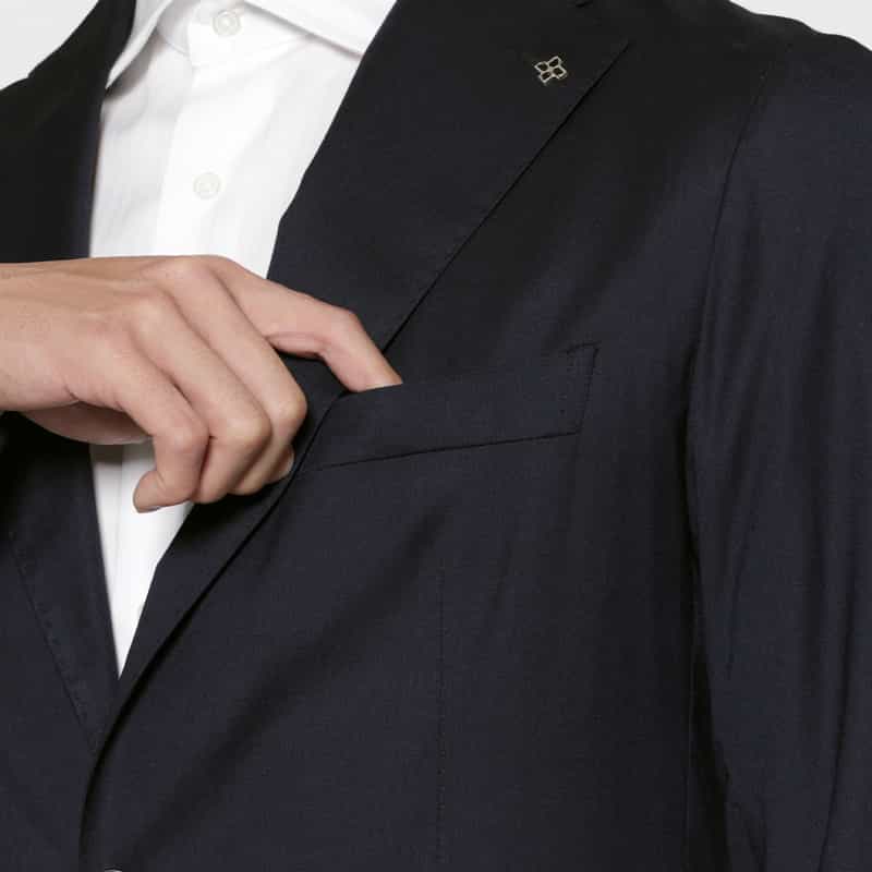 TAGLIATORE TAGLIATORE＜タリアトーレ＞ セットアップ ストレッチ素材テーラードジャケット "DAKAR" NAVY