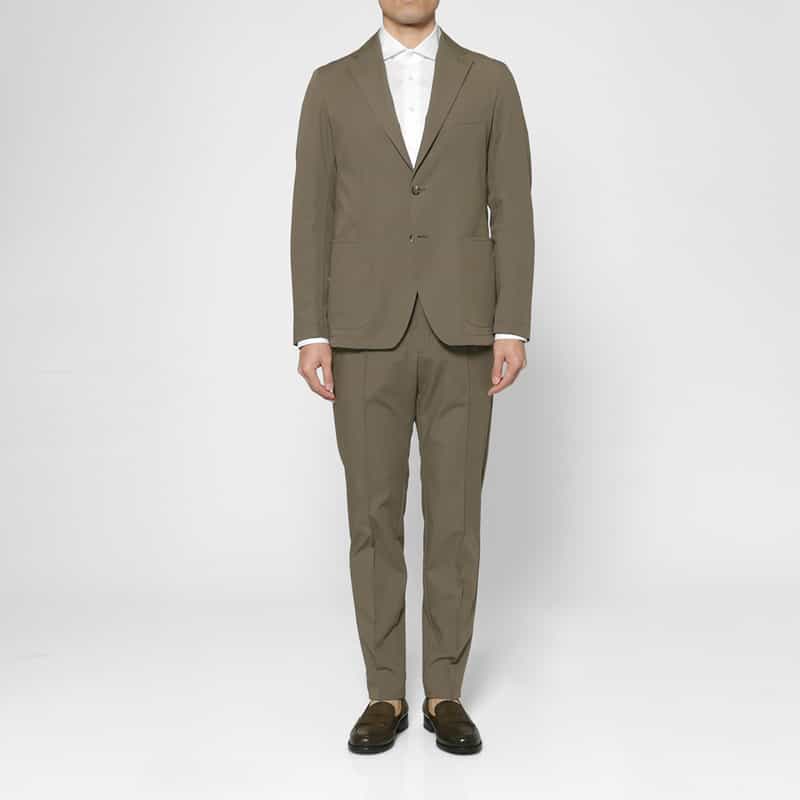 TAGLIATORE TAGLIATORE＜タリアトーレ＞ セットアップ ストレッチ素材テーラードジャケット "DAKAR" BEIGE