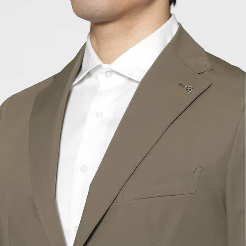 TAGLIATORE TAGLIATORE＜タリアトーレ＞ セットアップ ストレッチ素材テーラードジャケット "DAKAR" BEIGE