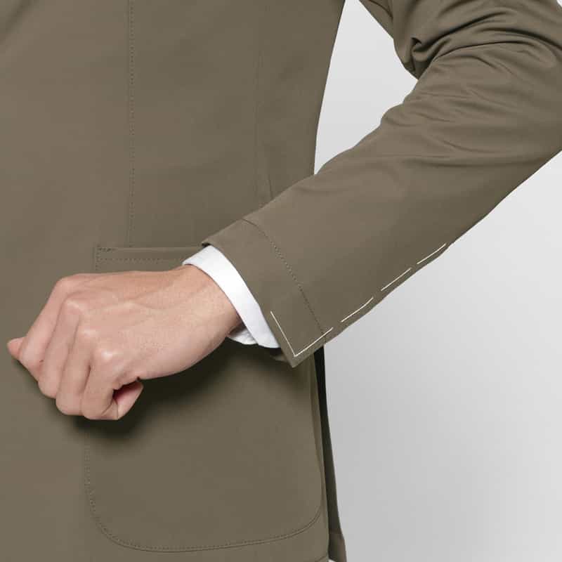 TAGLIATORE TAGLIATORE＜タリアトーレ＞ セットアップ ストレッチ素材テーラードジャケット "DAKAR" BEIGE