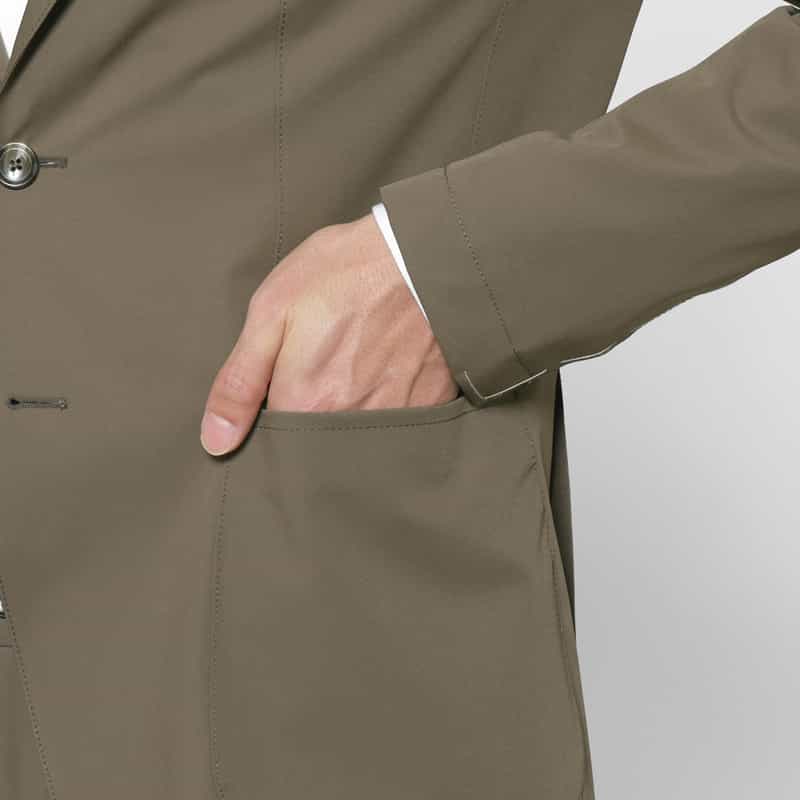 TAGLIATORE TAGLIATORE＜タリアトーレ＞ セットアップ ストレッチ素材テーラードジャケット "DAKAR" BEIGE