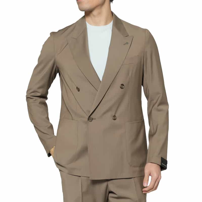 TAGLIATORE＜タリアトーレ＞ セットアップ ストレッチ素材テーラードジャケット "GLEN"