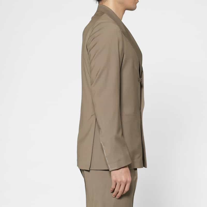 TAGLIATORE TAGLIATORE＜タリアトーレ＞ セットアップ ストレッチ素材テーラードジャケット "GLEN" BROWN