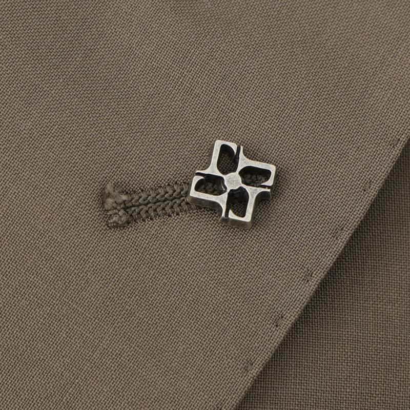 TAGLIATORE TAGLIATORE＜タリアトーレ＞ セットアップ ストレッチ素材テーラードジャケット "GLEN" BROWN