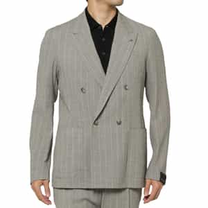 TAGLIATORE＜タリアトーレ＞ ストライプ柄ダブルブレストジャケット