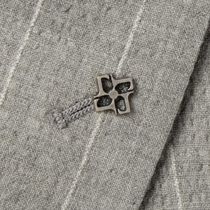 TAGLIATORE TAGLIATORE＜タリアトーレ＞ ストライプ柄ダブルブレストジャケット LIGHT GRAY