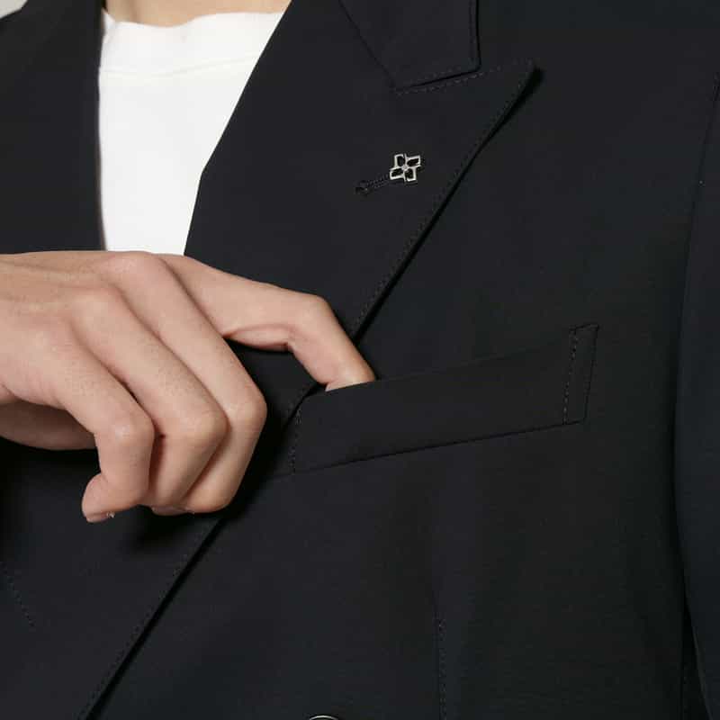 TAGLIATORE TAGLIATORE＜タリアトーレ＞ ダブルブレストテーラードジャケット NAVY