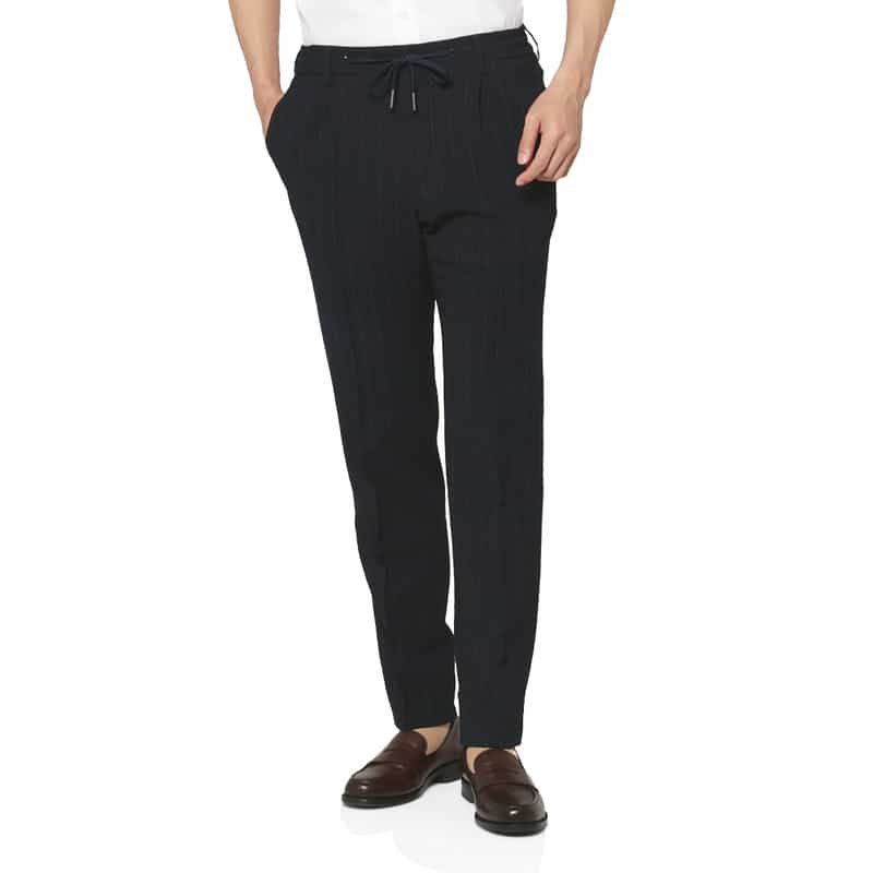 TAGLIATORE＜タリアトーレ＞ セットアップ ストライプ柄ストレッチパンツ"NEWMAN"