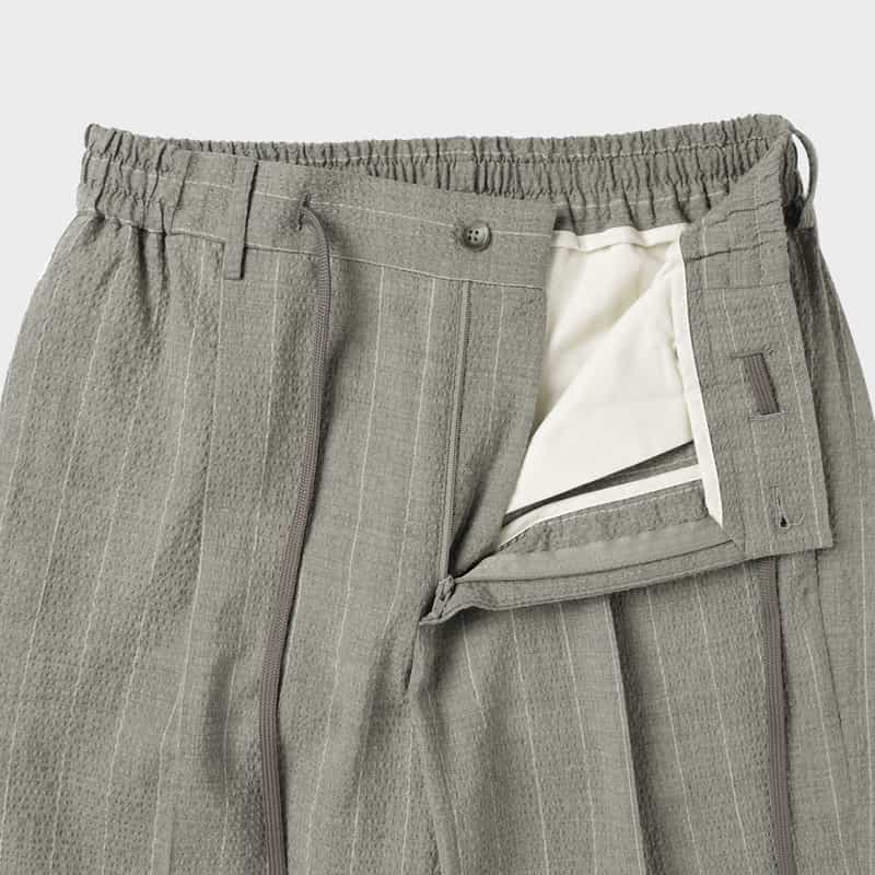 TAGLIATORE TAGLIATORE＜タリアトーレ＞ セットアップ ストライプ柄ストレッチパンツ"NEWMAN" LIGHT GRAY