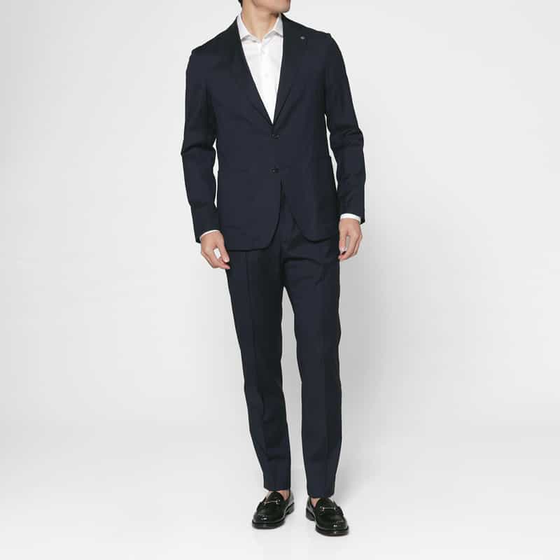 TAGLIATORE TAGLIATORE＜タリアトーレ＞ セットアップ ストレッチパンツ"NEWMAN" NAVY