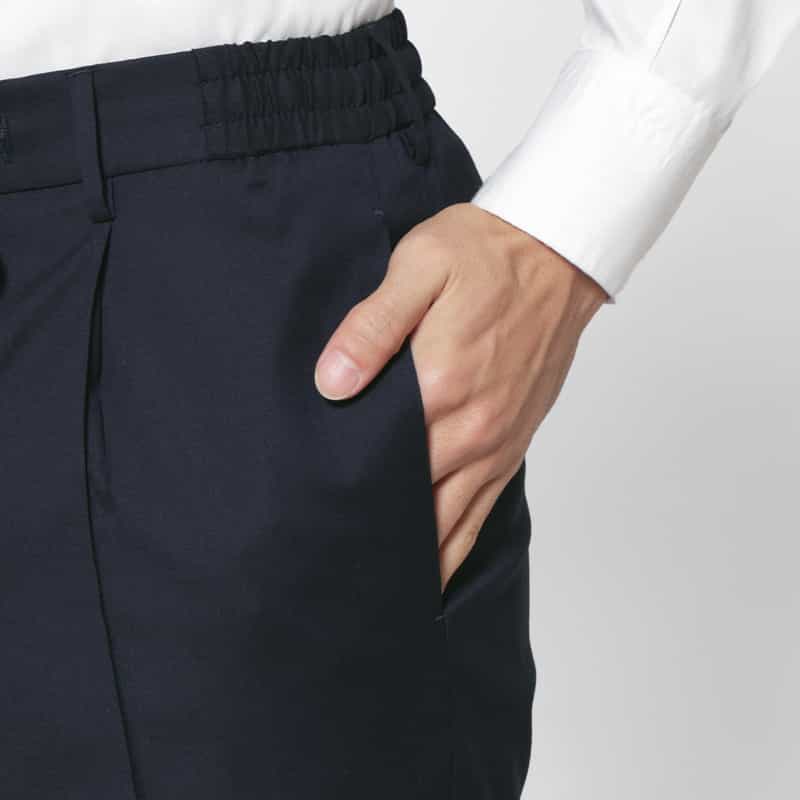 TAGLIATORE TAGLIATORE＜タリアトーレ＞ セットアップ ストレッチパンツ"NEWMAN" NAVY