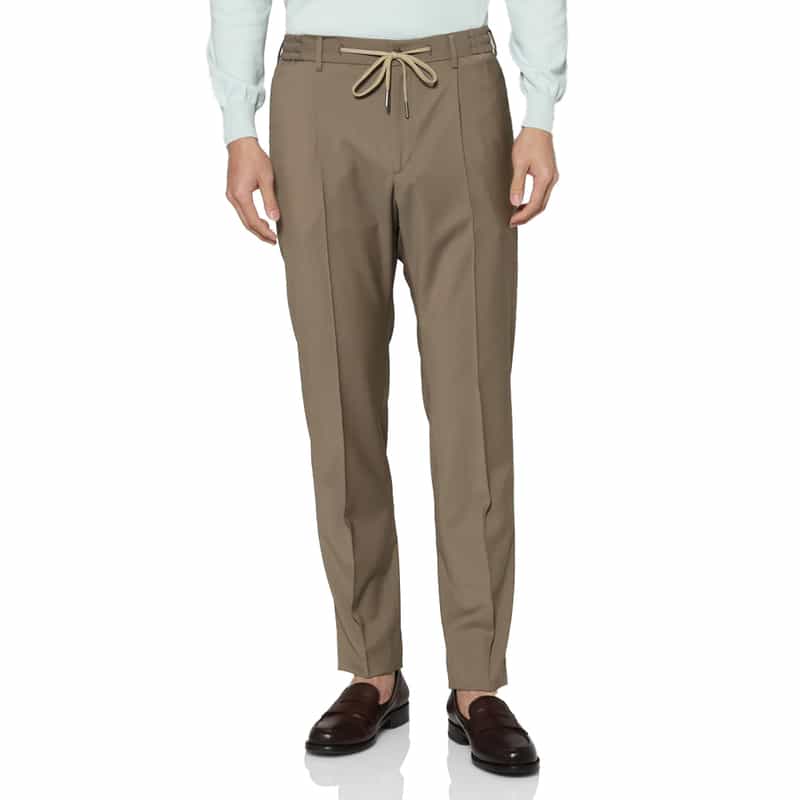 TAGLIATORE TAGLIATORE＜タリアトーレ＞ セットアップ ストレッチパンツ"NEWMAN" BROWN